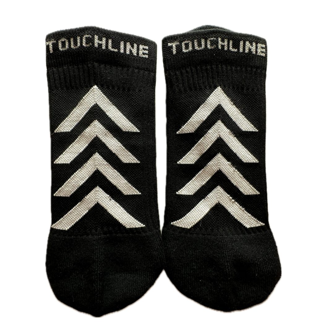 Touchline Black Grip Socks (3 pairs)