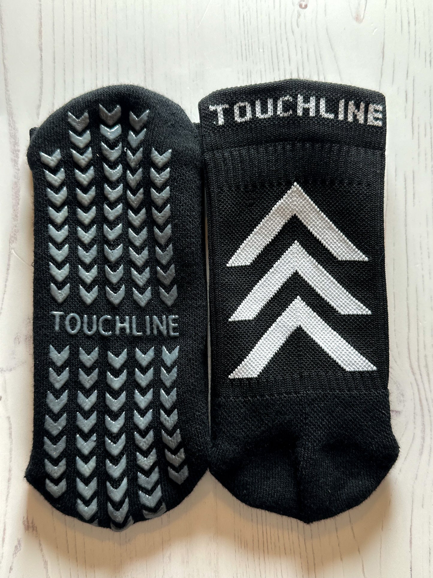 Touchline Black Grip Socks